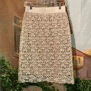 Focus 2000 lace midi skirt